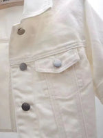 Full Size CroppedDenim Jacket Plus Size