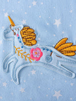 Children's Embroidered Short Sleeve Dress