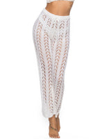 Cutout Drawstring High Waist Swim Pants - Ladyez