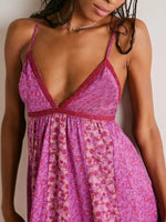 Floral V-Neck Maxi Cami Dress - Ladyez
