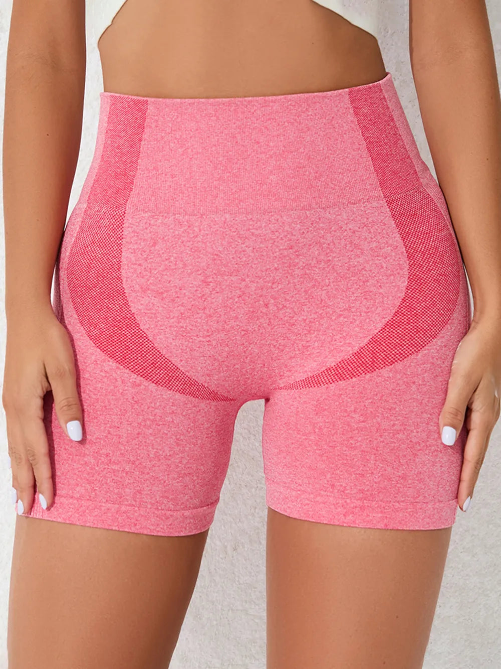 High Waist Active Shorts - Ladyez