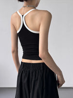 Contrast Trim Cami Top - Ladyez