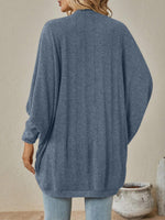 Open Front Batwing Sleeve Cardigan