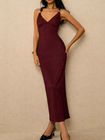 Sleeveless Ribbed Knit Midi Dress