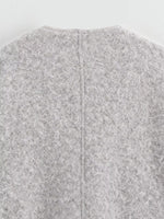 Textured Knit Tie-Front Outerwear