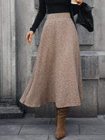 A-Line Midi Skirt