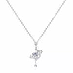 Planet Heart Pendant Necklace