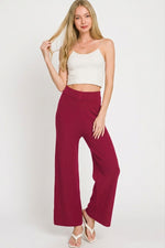 Zenana Viscose Sweater Pants