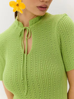 Short Sleeve Knitted Mermaid Dress