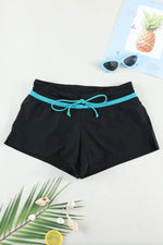 Full Size Drawstring Swim Shorts - Ladyez