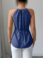 Halter Neck Crisscross Cami