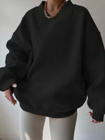 Dropped Shoulder Long Sleeve Oversized Sweatshirt