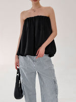 Bubble Hem Tube Top