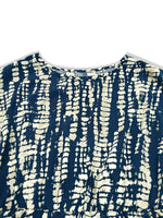 Plus Size Tie-Dye Ruffle Hem Casual Dress
