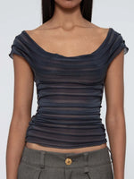 Ruched Solid Tank - Ladyez
