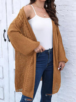 Open Front Long Sleeve Cardigan