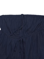 Textured Tube Top & Wide Leg Pants Set