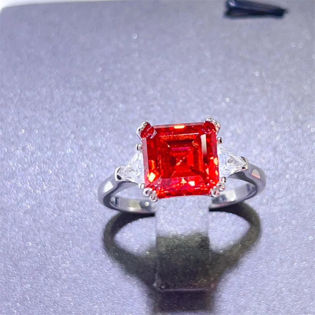 3 Carat Moissanite 925 Sterling Silver Ring - Ladyez