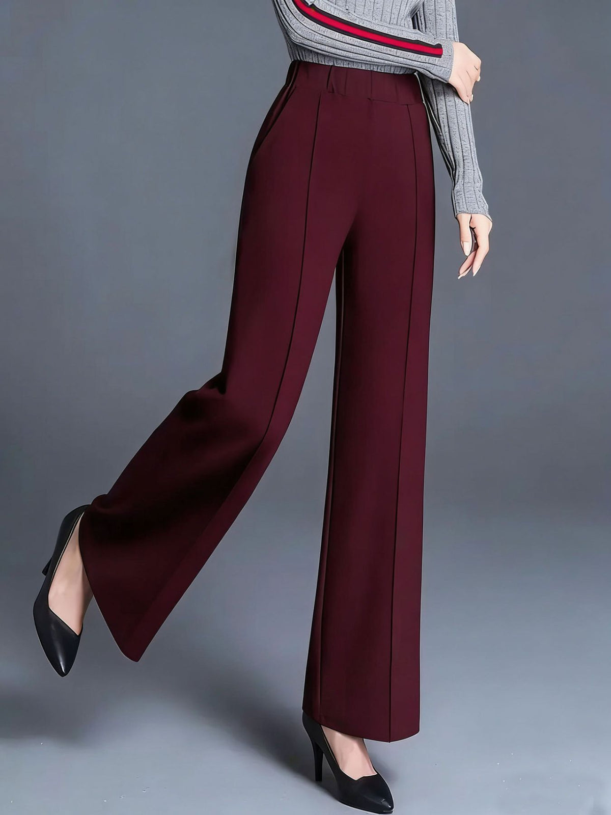 High-Waisted Wide Leg Pants