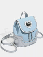 Heart Flap Backpack Bag