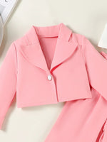 Children's Cami & One Button Blazer & Pants Set