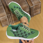 Floral Patterned Lace Up Sneakers
