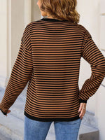 Striped Round Neck Sweater