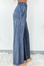High-Waisted Wide-Leg Jeans