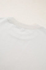 Casual Oversize Bow Drop Shoulder Tunic Casual Tee