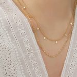 18K Gold-Plated Titanium Steel Layered Necklace