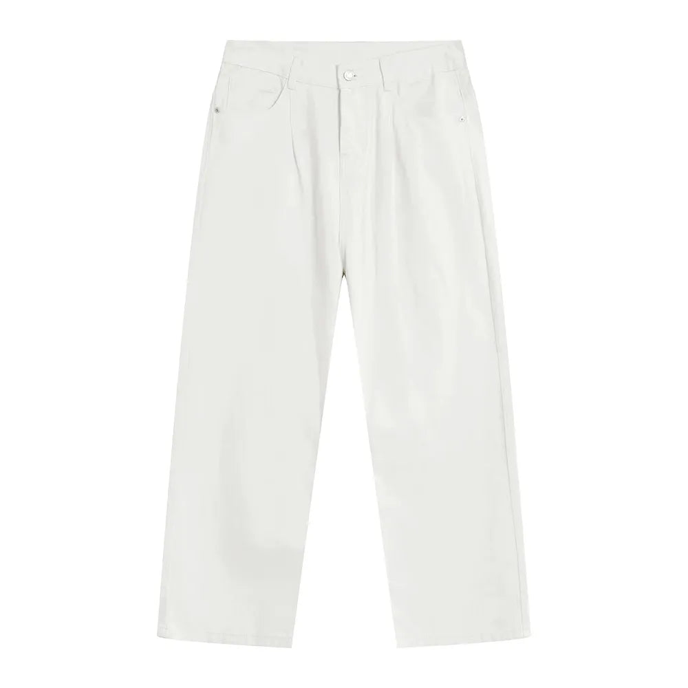Wide Leg Jeans with Pockets