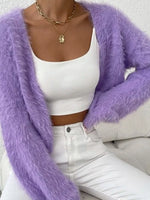 Open Front Long Sleeve Cardigan