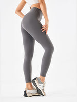 Wide Waistband Sports Leggings - Ladyez