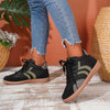 Round Toe Lace Up Sneakers
