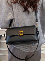 Leather Flap Crossbody Bag