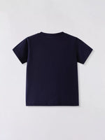 Children's Dinosaur Graphic Short Sleeve T-Shirt