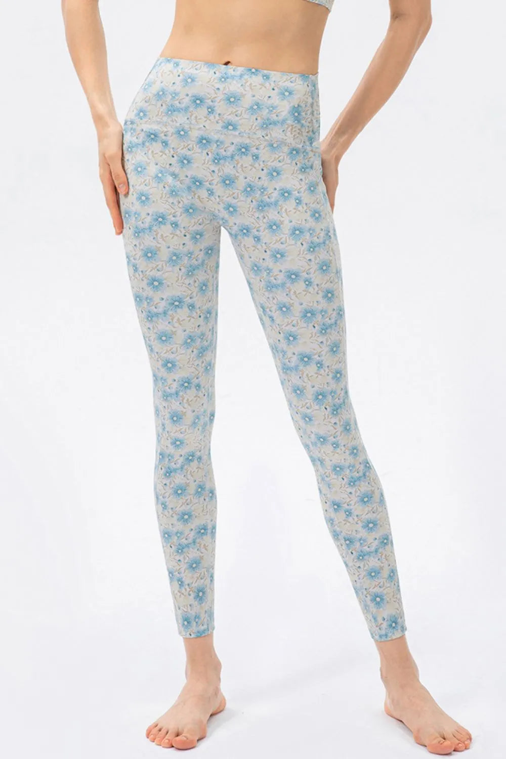 High Waist Skinny Active Pants - Ladyez