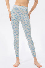 High Waist Skinny Active Pants - Ladyez