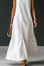 Halter Neck Sleeveless Maxi Dress