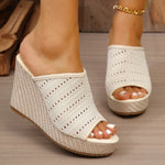 Open Toe Wedge Sandals