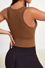 Scoop Neck Wide Strap Tank - Ladyez