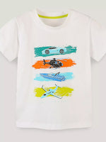 Kids' Vehicles Graphic T-Shirt