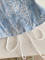 Lace Trimmed Tube Top