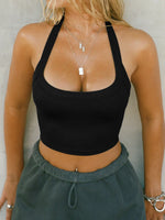 Halter Neck Active Cami - Ladyez
