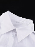 Button Front Long Sleeve Maxi Shirt Dress