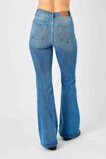 Judy Blue Full Size Hw Classic Flare Jeans Plus Size - Ladyez