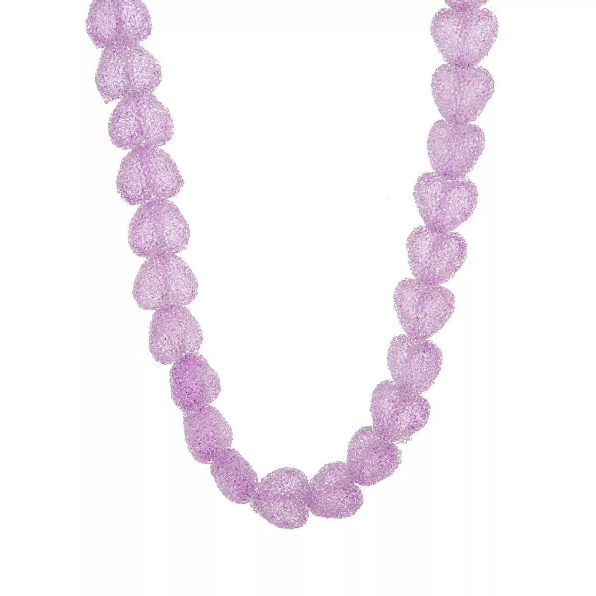 Colorful Resin Heart Necklace