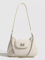 Butterfly Decor Chain Shoulder Bag