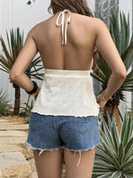 Shell Halter Neck Cami