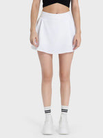 Millennia Pleated Detail Mid-Rise Waist Active Skirt - Ladyez